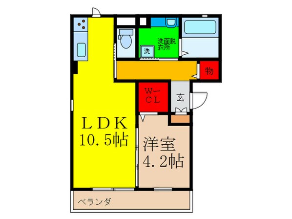 ボナール庄の物件間取画像